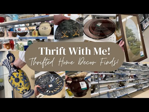 Thrifted Home Decor Finds! Thrift With Me!