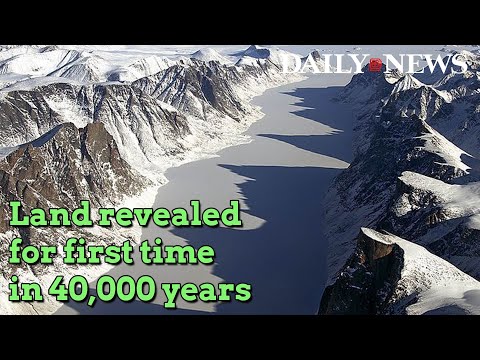 Baffin Island glacier melt unmasks land covered for 40,000 years: study