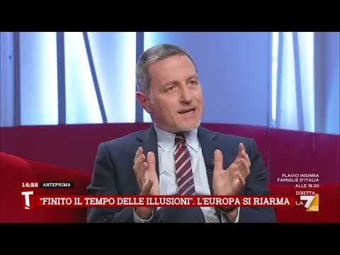 Riarmo UE, Massimo Giannini: "Un male necessario. La difesa comune doveva essere fatta in tempo ...