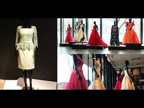 An Oscar dress and several Nobel dresses on exhibition in Stockholm