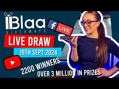 BLAA GIVEAWAYS | LIVE DRAW | 19TH SEPT 2024