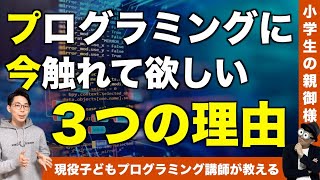 6~12歳 今子どもがプログラミングをやるべき3つの理由と小学生の授業内容/プログラミング(スクラッチ)を小学生が学ぶ！/子育て勉強会TERUの育児・知育・子どもの教育講義