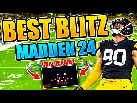 The BEST Blitz in Madden 24! (INSTANT PRESSURE)