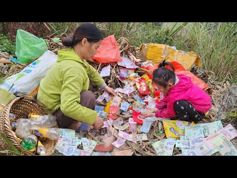 The single mother continued to pick up scraps and suddenly picked up a lot of money ||Lý Tiểu Sao