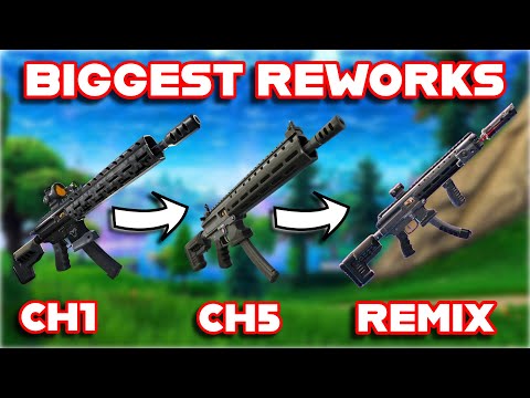 Revisiting Fortnite's BIGGEST WEAPON REWORKS of ALL TIME....