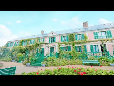 France travel vlog - Claude Monet's house in Giverny with beautiful garden and pond