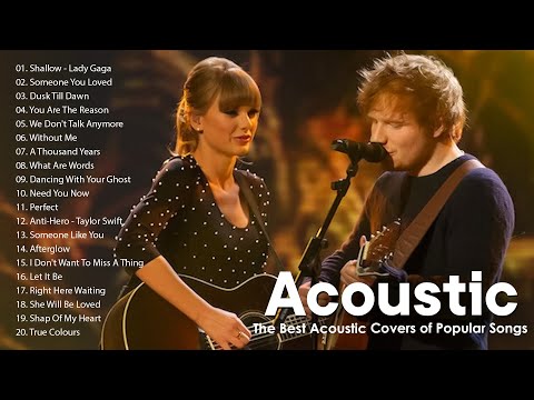 Best English Acoustic Cover Love Songs 2025 - Top Hits Guitar Cover Of Popular Songs Of All Time