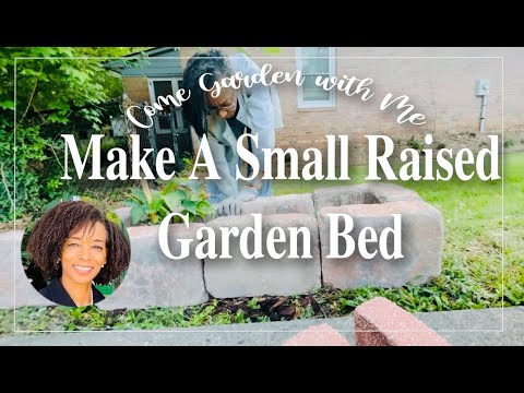 Make A Small Raised Garden Bed #garden #raisedgardenbeds #diyprojects