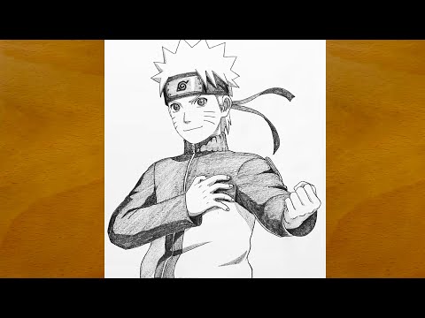 How to Draw Naruto Step by Step || Naruto Pencil Drawing || Easy Anime Drawing Tutorial