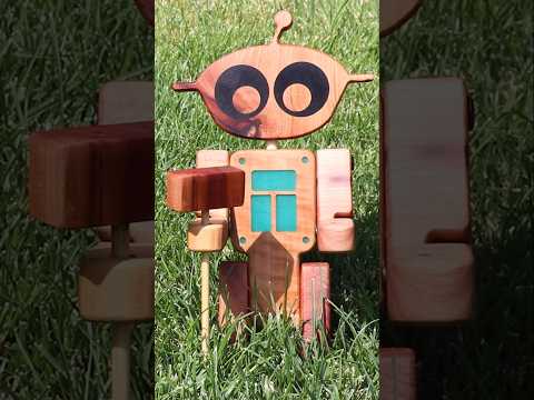 Making Toy robots! #woodworking #cncwoodworking #robot