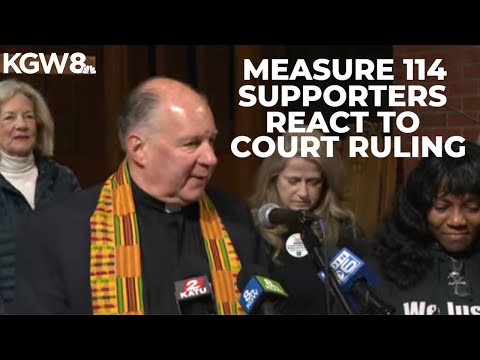 LIVE: Measure 114 backers react to court ruling