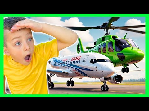 Airplanes, Helicopters and Things that Fly ✈️ Planes for Kids 🚁 Helicopters for Kids