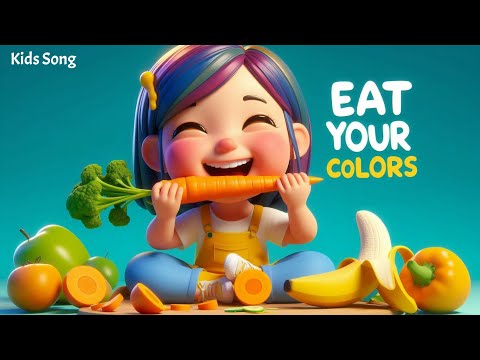 Eat Your Colors | Fun Kids Song About Healthy Eating | Sing along #nurseryrhymes