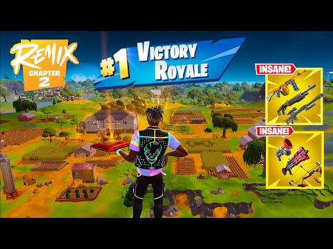 111 Kill Solo Vs Squads Wins Gameplay Full Game (Fortnite Chapter 2 Remix Ps4 Controller)