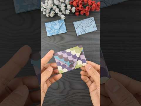 How to make envelopes with diamonds shaped seal pocket #diy #shorts