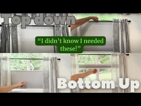 DIY How to Install Top Down Bottom Up Cordless Cellular Shades | Step by Step Basic Tutorial Demo