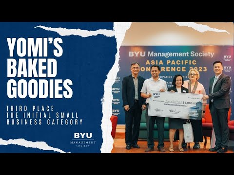 Yomi's Baked Goodies' Inspiring Journey at BYU MS Asia Business Plan Competition 2023