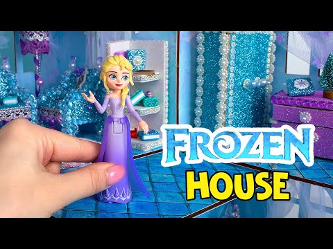 DIY Magical House for Elsa! Easy Miniature Doll Crafts