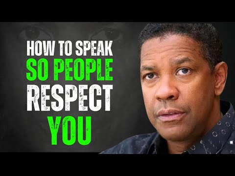 How to Speak So People RESPECT You | Denzel Washington Motivation