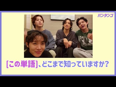 [BTS 日本語字幕] イルアミはみんな知ってるこの韓国語の単語