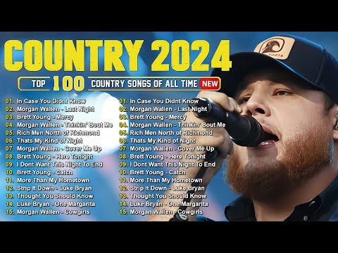 Luke Combs, Chris Stapleton, Morgan Wallen, Kane Brown, Luke Bryan - Country Music Playlist 2024