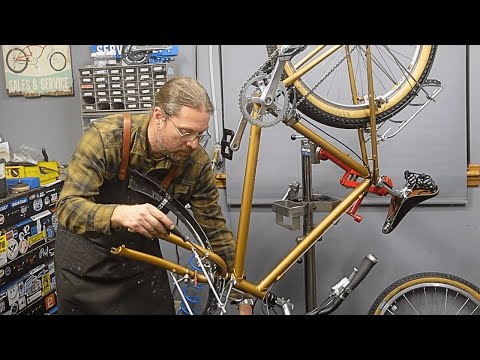 Custom Bikepacking ATB Touring Bike Build  | Fenders and racks | Vintage Trek 950 Restoration Pt. 4a