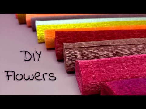 💐 DIY Flowers 💐 Super easy flower making idea  💐 hand flowers