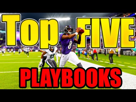 Top 5 Offensive Playbooks in Madden 24 [Madden Tips]