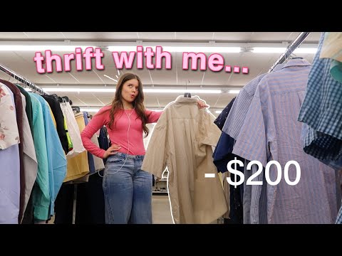 COME THRIFT WITH ME + try on haul 🛒