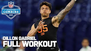 Dillon Gabriel's 2025 NFL Scouting Combine workout