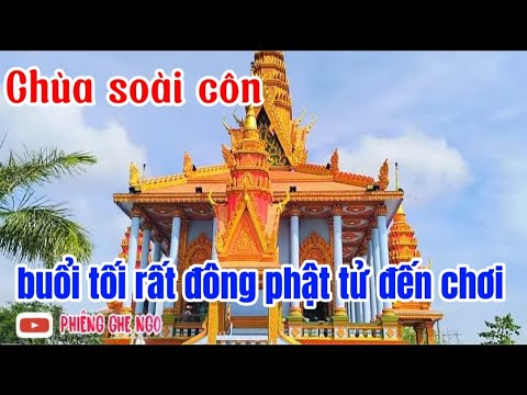 Buổi tối rất đông phật tử tại chùa soài côn sắp lễ kết giới sây ma vào ngày 3/4/5/1/2025