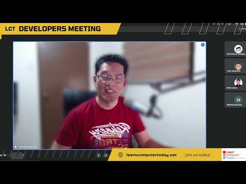 Levels of Skills as Developers  (Software Engineering) - LCT Developers Meeting 09