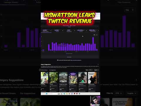 HisWattson Leaks His Twitch Revenue - Apex Legends