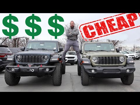 Is The Rubicon Really $30,000 More Jeep? (2025 Cheap Jeep Wrangler vs Loaded Jeep Wrangler)