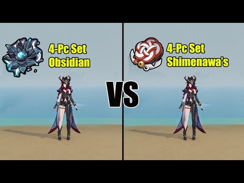 Chasca Artifacts - Obsidian vs Shimenawa's // Genshin impact 5.2