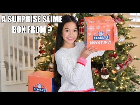 Holiday Slime Surprise Challenge: Making Beachy Butter Slime!