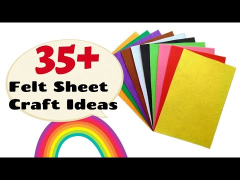 35+ Felt Sheet Craft Ideas for Everyone 🤩 | @CraftStack