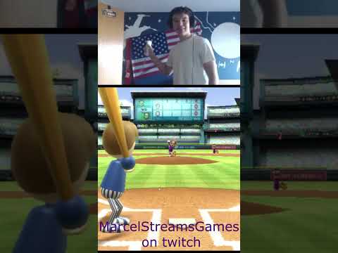 Did I swing at the right time? #wiisportsbaseball #ragequit #shorts