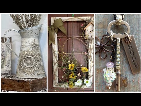 Thrifty Charm Decor: Shabby Chic Vintage Rustic Home and Wall Hangings Decor Ideas: Thrifty Diaries