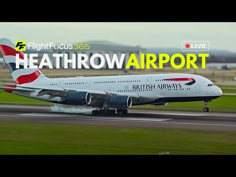 Heathrow Airport Live - Sunday 2nd Feb 2025