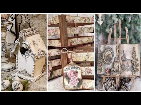 Thrifty Charm Decor: Shabby Chic Vintage Rustic Home and Wall Hangings Decor Idea in budget