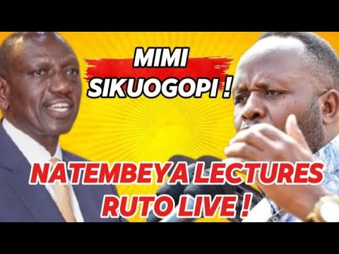 HILARIOUS as FEARLESS NATEMBEYA INJECTS AND LECTURES RUTO LIVE ON NATIONAL TV!!