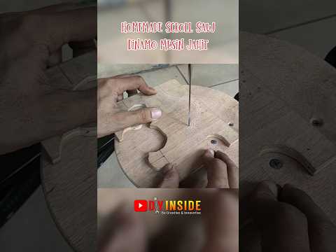 Do it yourself ‼️ Homemade Scroll Saw dari Dinamo Mesin Jahit #creative #diy #trending