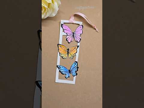 DIY bookmark  | butterfly bookmark #art #shorts #creative