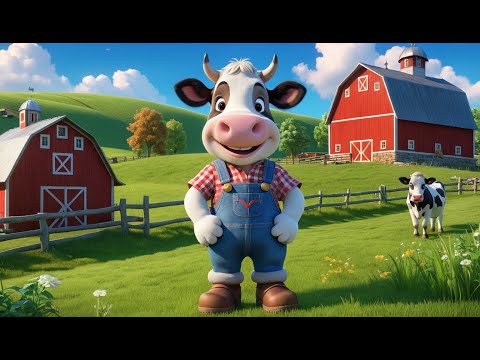 Moo Moo Brown Cow | Fun Nursery Rhyme for Kids | Sing-Along Song