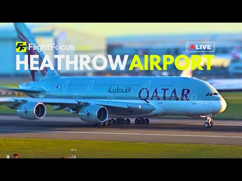 Heathrow Airport Live LHR - Monday 17th Feb 2025