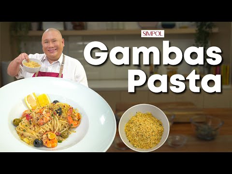 Quick and Easy Gambas Pasta Recipe | Chef Tatung