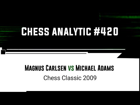 Magnus Carlsen vs Michael Adams || Chess Classic, 2009