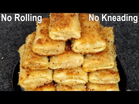 Easy Potato Crepe Roll Recipe | Delicious Potato Snacks