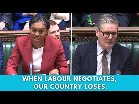 Watch how KEMI BADENOCH GRILLED KEIR STARMER over CHAGOS ISLANDS.